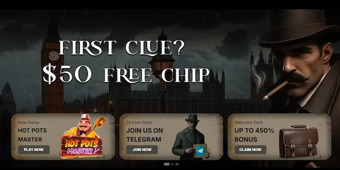 DetectiveSlots Casino bonus